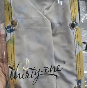 Thirty-One Gray and Yellow Tote